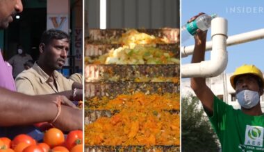 Biogaz z odpadów spożywczych na targu w Hajdarabadzie zasila całą okolicę