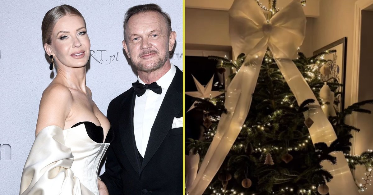 Edyta Pazura ubrała dom na święta. Gigantyczne kokardy to nie wszystko [WIDEO] - Onet