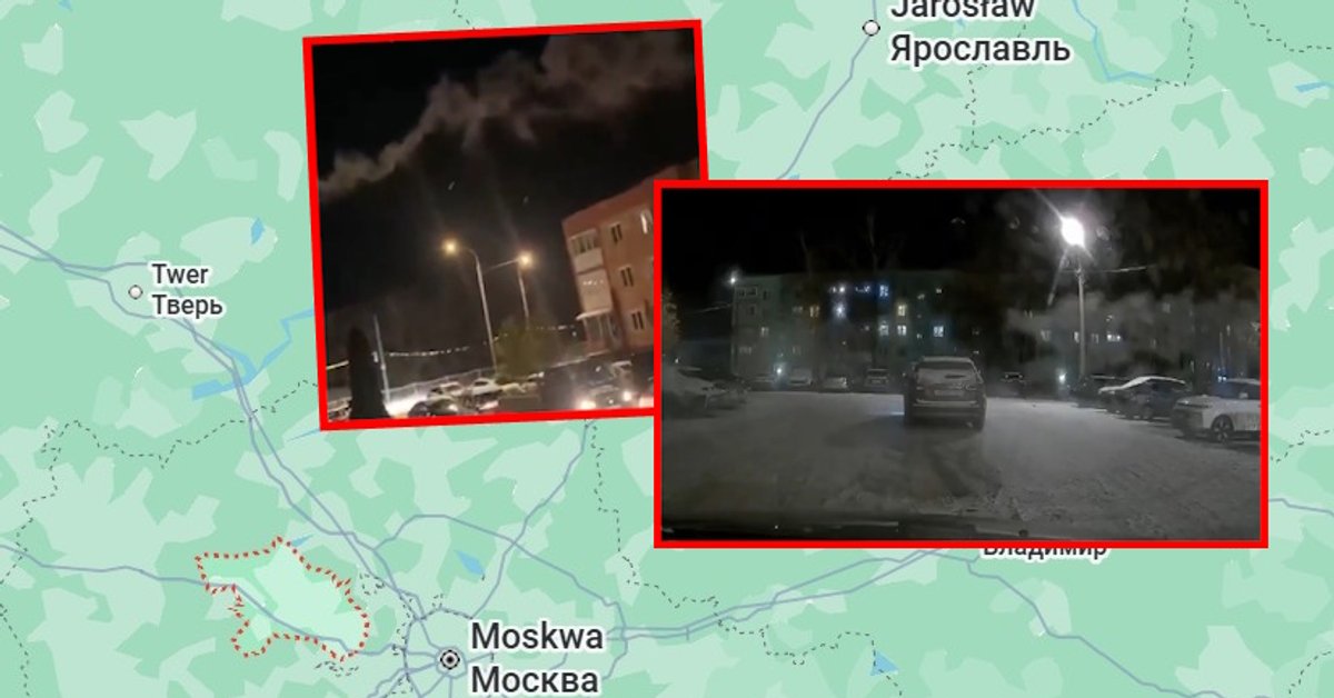 Nocne ataki dronów pod Moskwą. Do sieci trafiły nagrania eksplozji - Onet