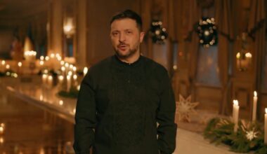 Wołodymyr Zełenski składa życzenia świąteczne. Wspomniał o Władimirze Putinie