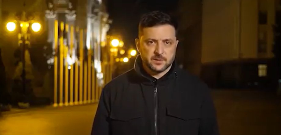 Prezydent Ukrainy Wołodymyr Zełenski