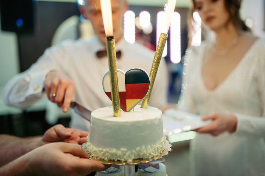 Polsko - niemieckie wesele. Zdjęcie: Patryk Olczak