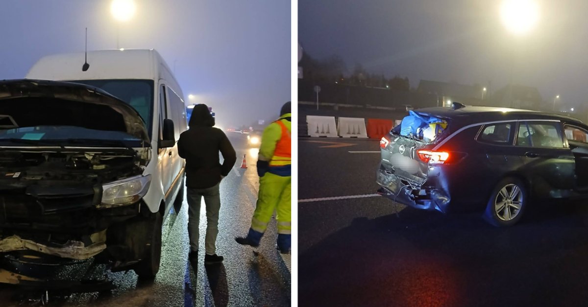 Kolizja przed bramkami w Balicach. Utrudnienia na A4 - Onet