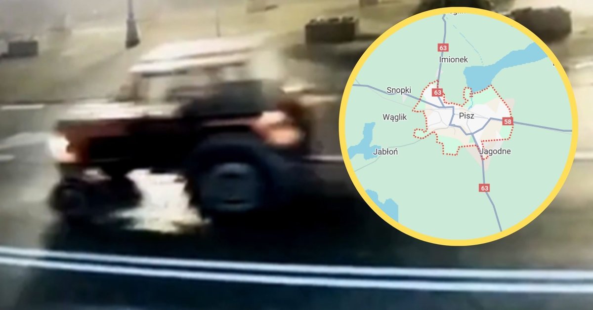 Policja zatrzymała kierowcę ciągnika. "Nie zdawał sobie sprawy, gdzie jest" - Onet