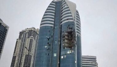 Drony uderzyły w wieżowiec w Rosji. Nagrania w sieci - Onet