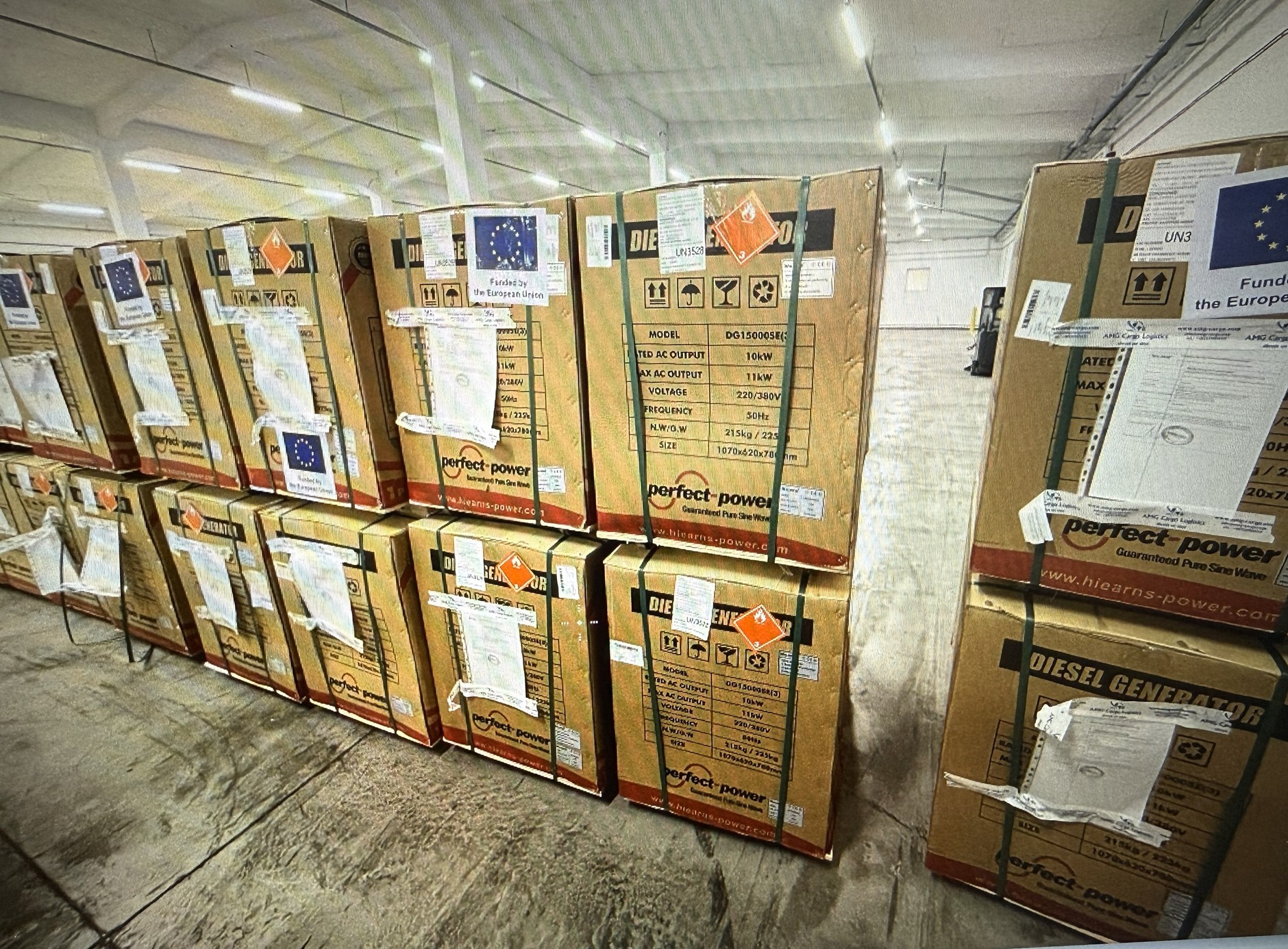 Agregaty dostarczone m.in. przez spółkę Pawła Sz. w składnicy Rządowej Agencji Rezerw Strategicznych