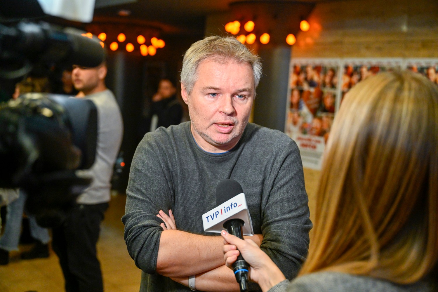 Piotr Wereśniak na konferencji prasowej "Piernikowego serca" (2025 r.)