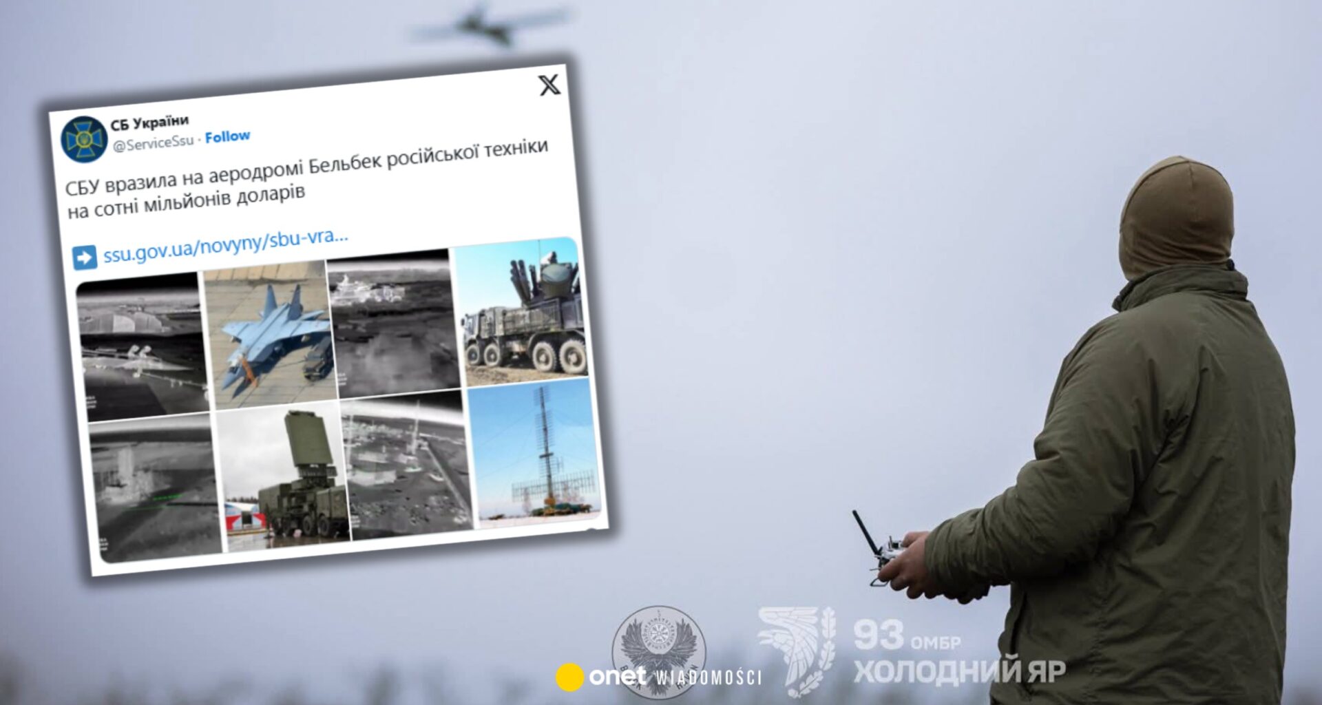 Ukraińcy zaatakowali rosyjską bazę. Drony zniszczyły sprzęt za 200 mln dol.