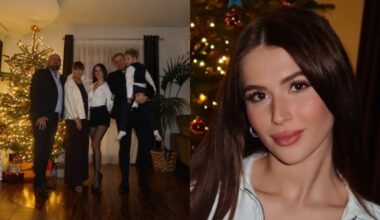 Uchachana była żona Marcina Mroczka pozuje z synami w świątecznej scenerii (FOTO)