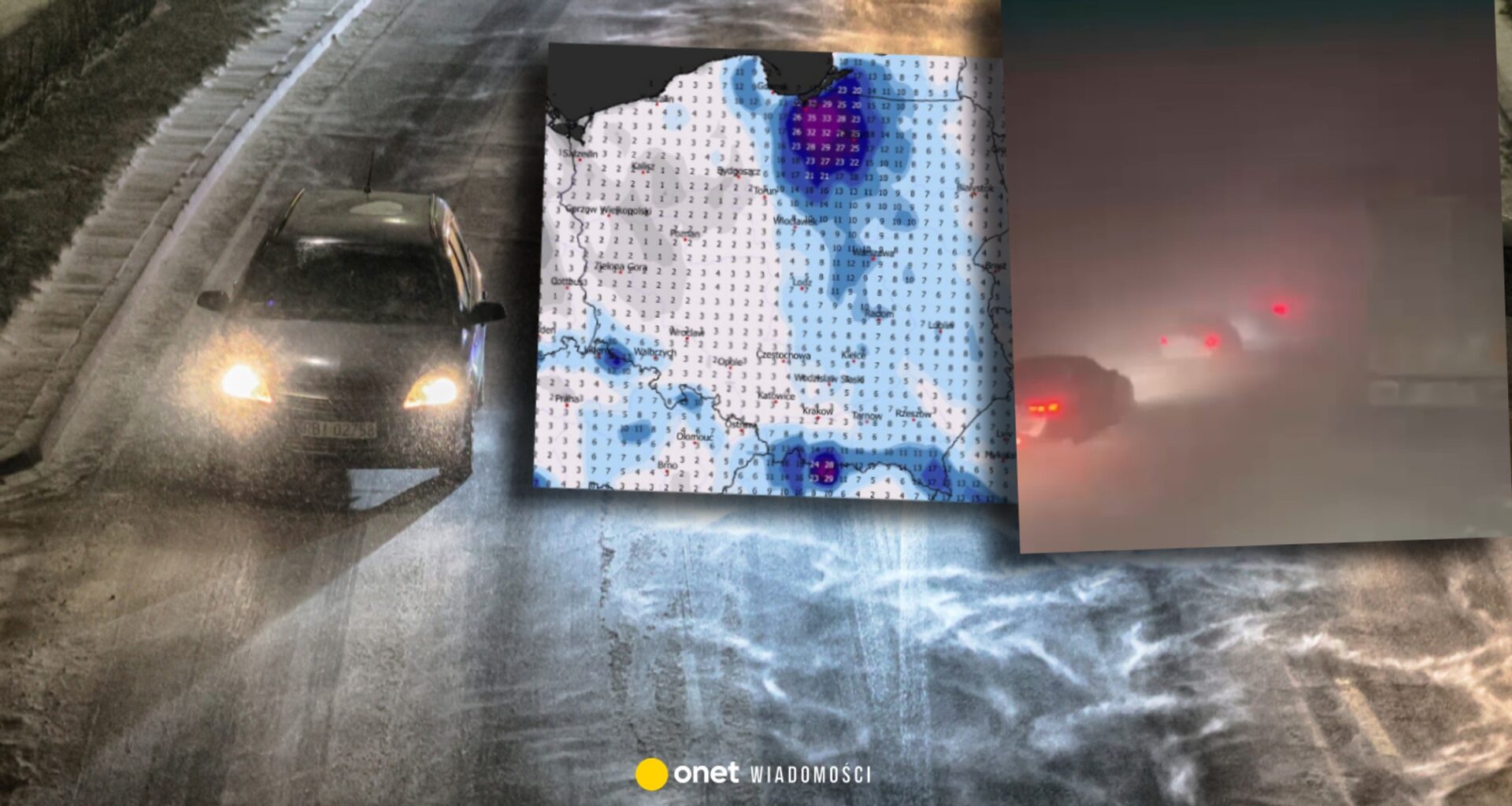 Dramat kierowców na S7. "Korytarz życia zasypany śniegiem jest nieprzejezdny" [RELACJA NA ŻYWO]