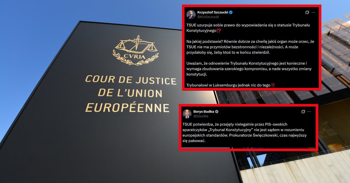 Fala komentarzy po wyroku TSUE w sprawie TK. "Prokuratorze Święczkowski, czas się pakować!"