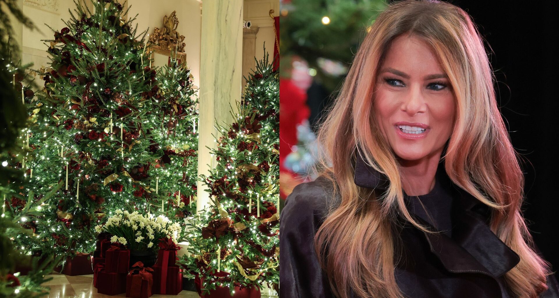 Melania Trump przystroiła Biały Dom. Oto świąteczne dekoracje