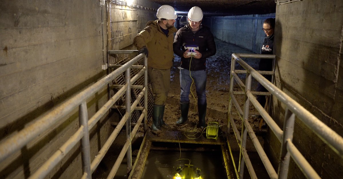 Zatopione sekrety III Rzeszy. Tunel w Strzyżowie zbadany dronem podwodnym