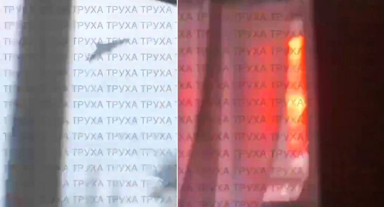 Nalot dronów na Kijów. Szokujące nagranie ze stolicy Ukrainy