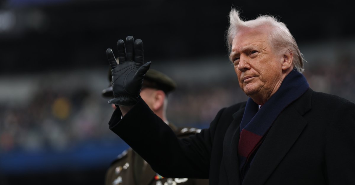 Donald Trump w Baltimore, 13 grudnia 2025 r.