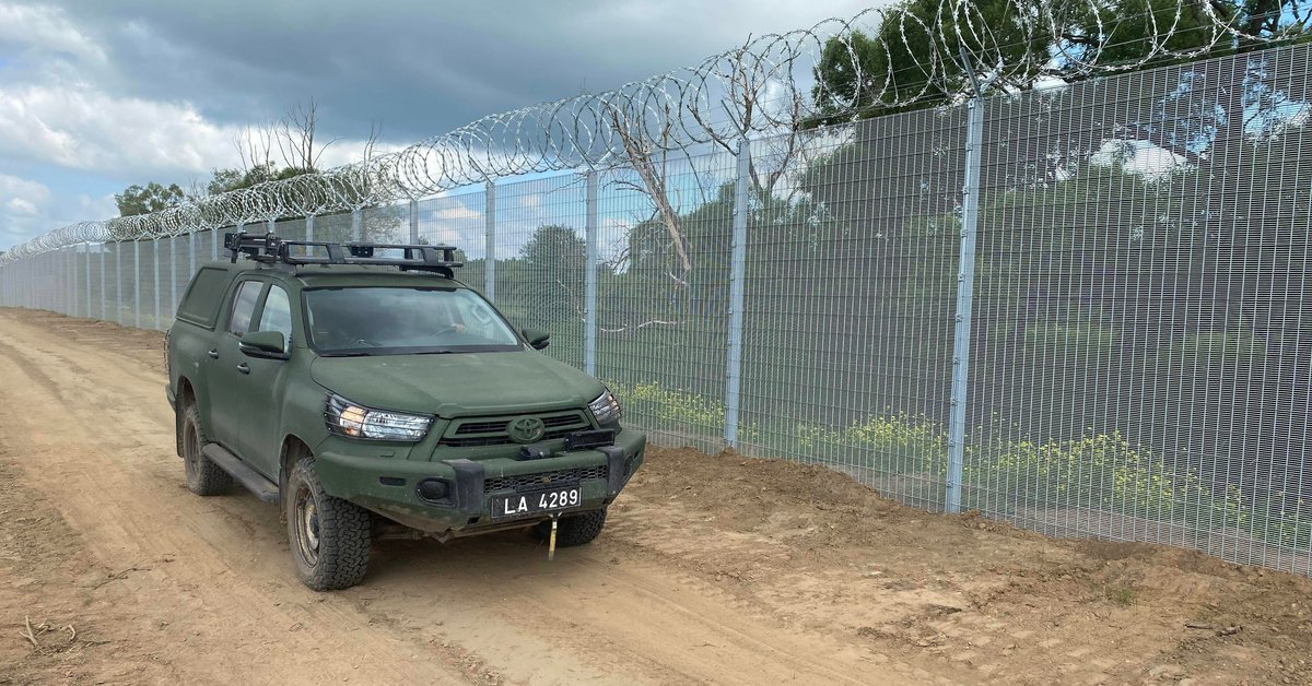 Łotwa także odgradza się od Rosji. "Ważny wkład w bezpieczeństwo"