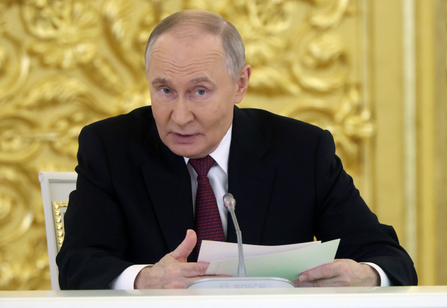 Władimir Putin w Moskwie, 8 grudnia 2025 r.