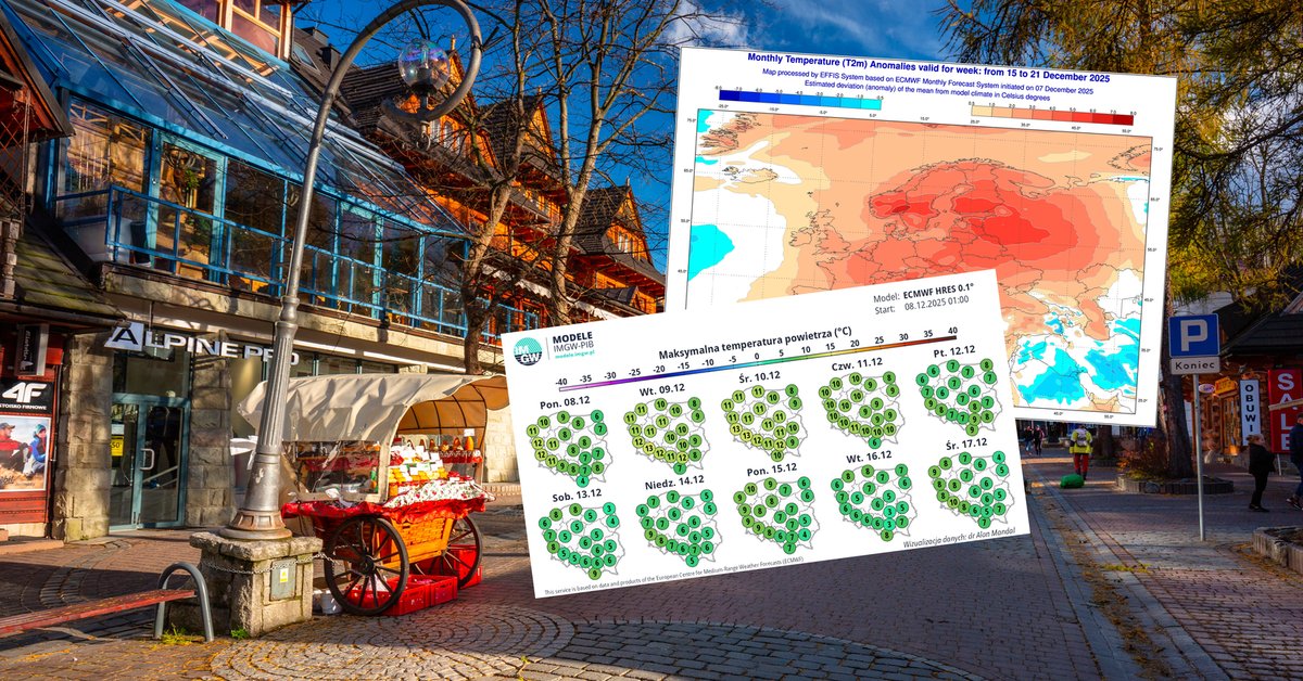 Pogoda złamie wszystkie grudniowe normy. Jest nowa prognoza na 14 dni - Onet