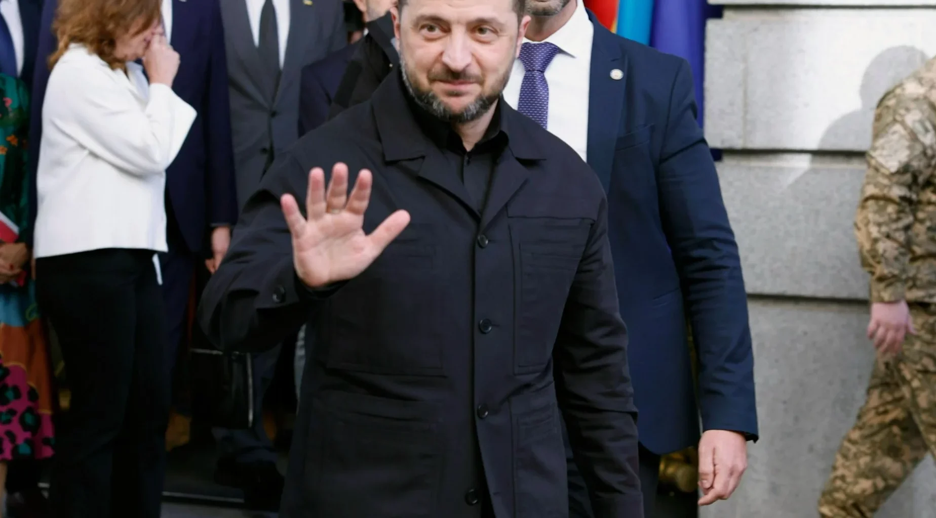 Prezydent Ukrainy Wołodymyr Zełenski