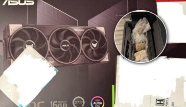 Kupił kartę GeForce RTX 5080. W pudełku znalazł... kamienie