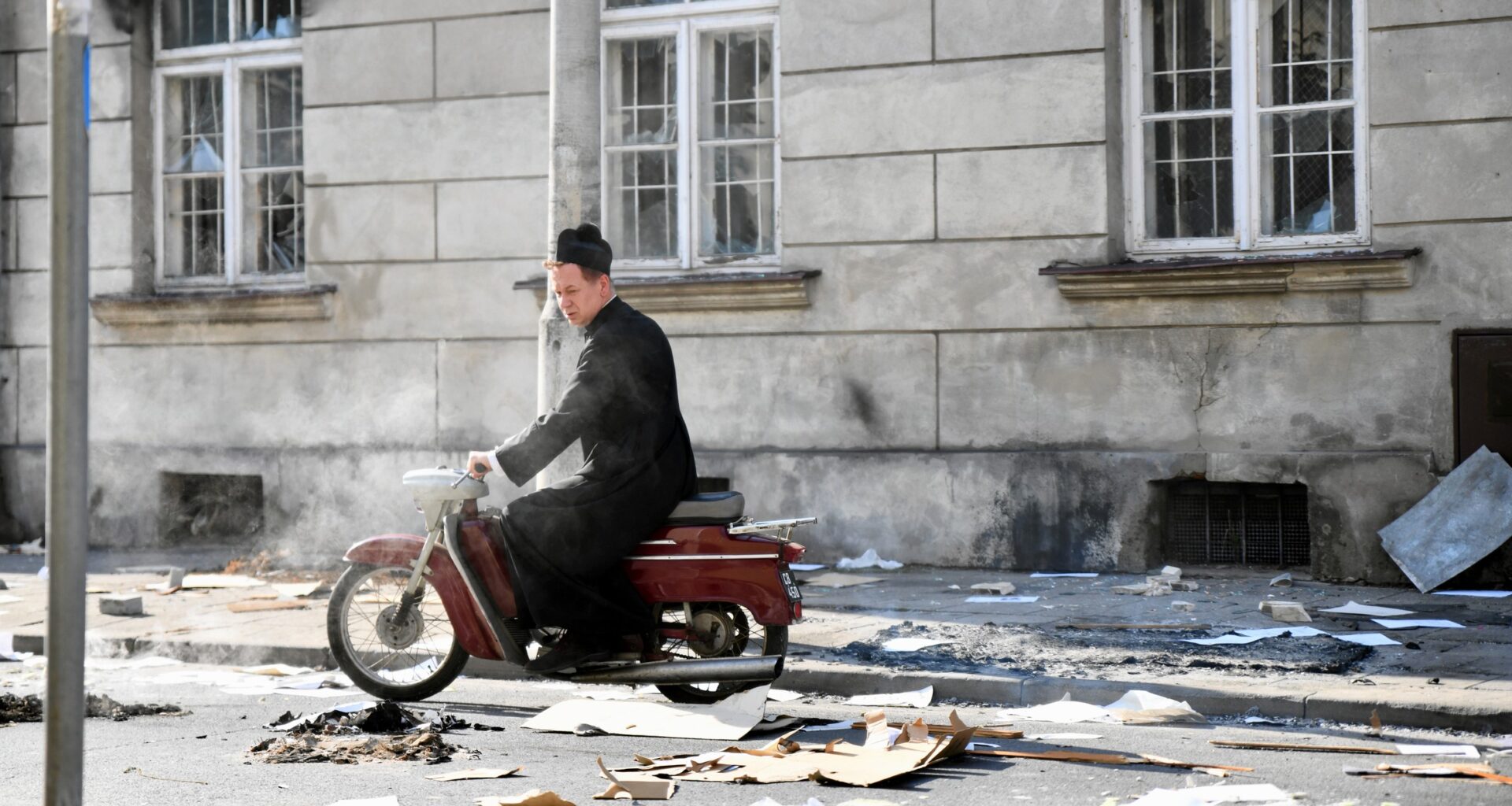 Plan zdjęciowy filmu "Klecha"