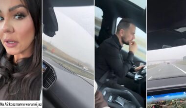 Przerażające sceny na autostradzie. Sylwia Bomba wszystko nagrała