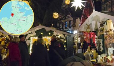 Skandal na jarmarku bożonarodzeniowym. Goście usłyszeli antysemickie piosenki (Screen: Google Maps)