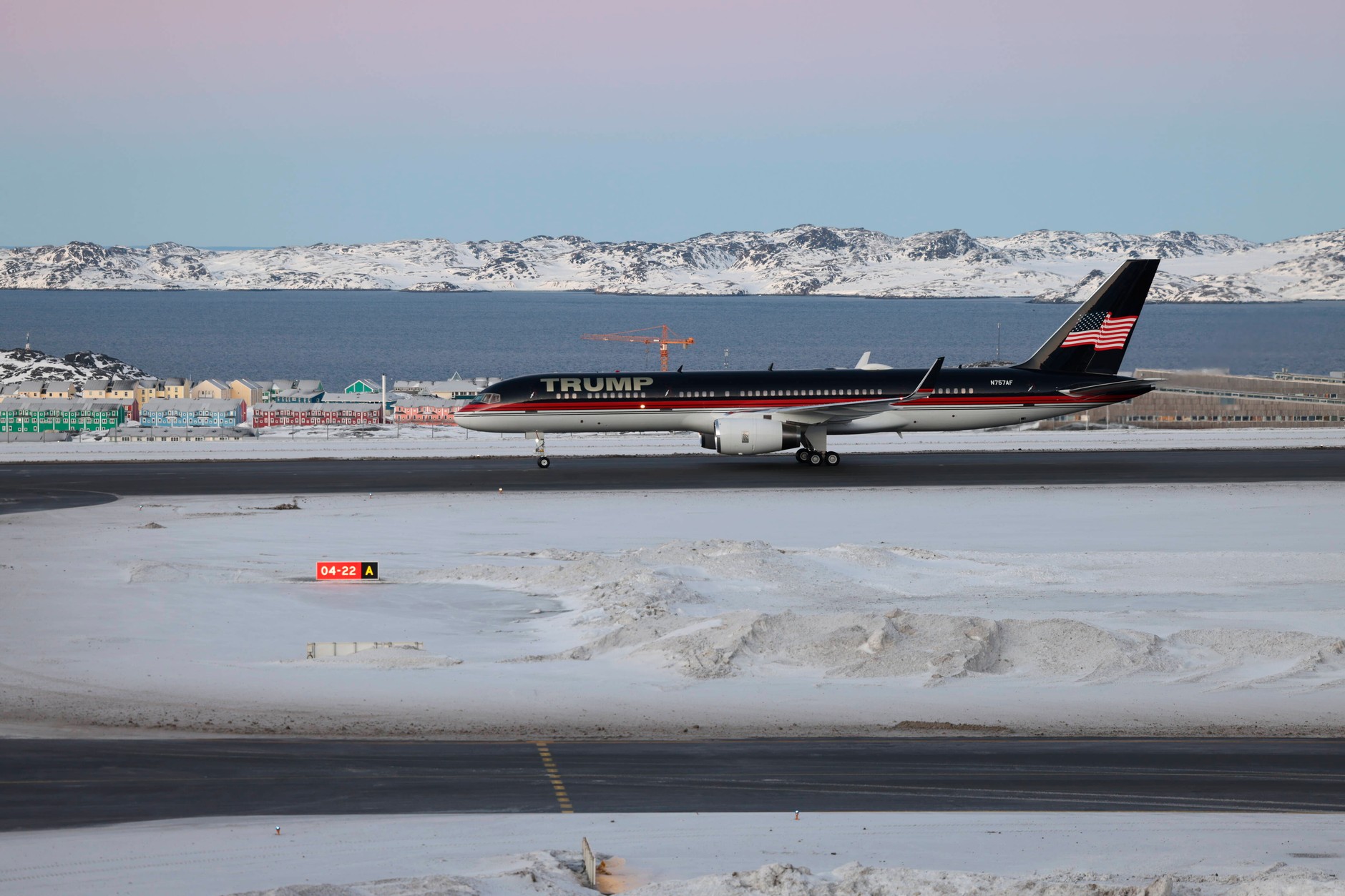 Samolot Trumpa na autonomicznym terytorium duńskim Grenlandii (zdj. ilustracyjne)