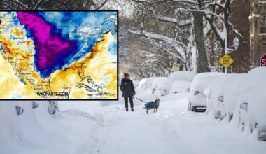 Nagłe załamanie pogody w USA. W kraj uderzą poważne śnieżyce i mrozy (mapa: wxcharts.com)