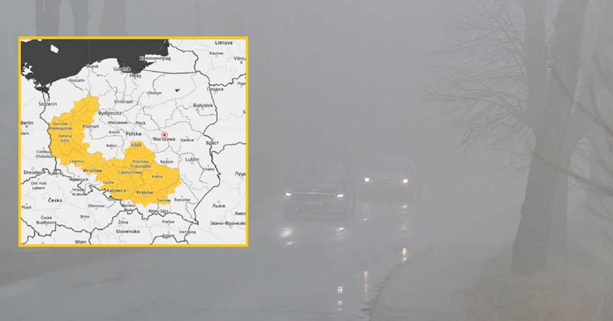 Ostrzeżenia obowiązują w części zachodniej, północnej oraz środkowej Polski