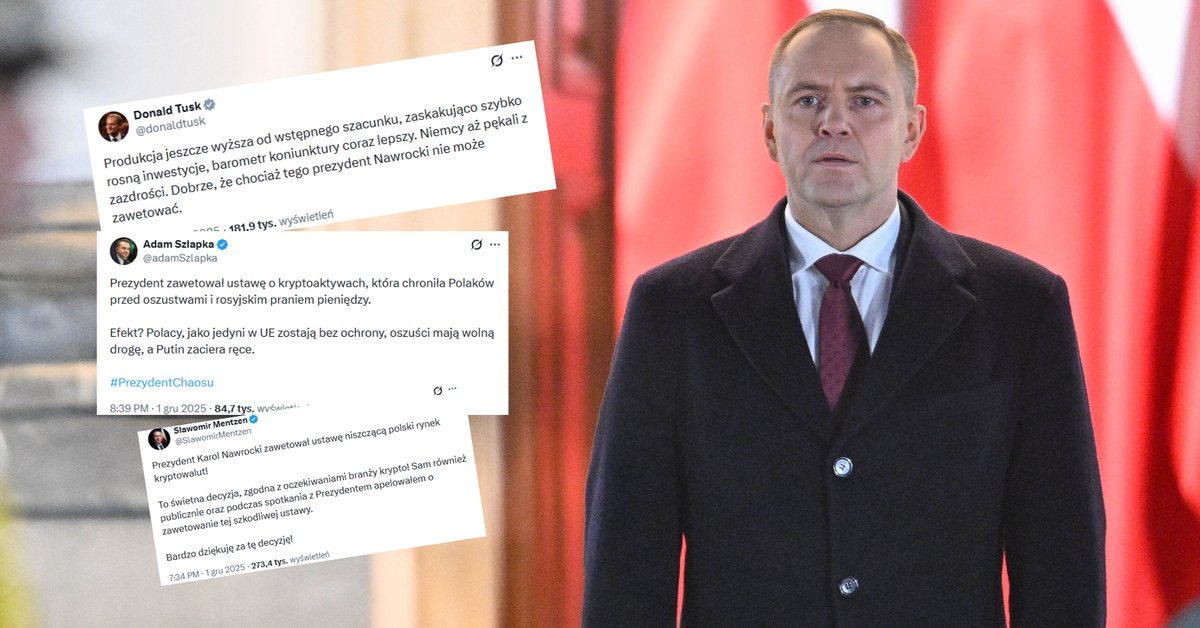 Fala komentarzy po wecie Karola Nawrockiego. "Prezydent wybrał chaos"