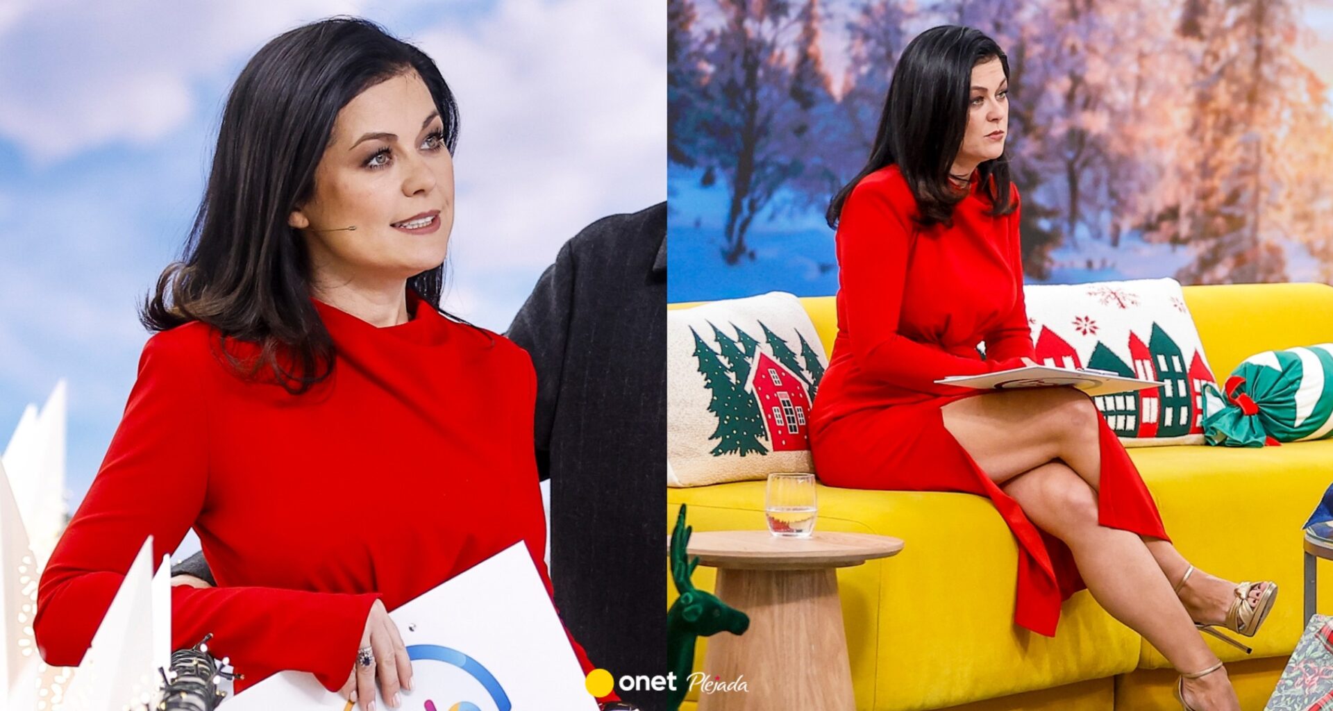 Katarzyna Cichopek postawiła na czerwoną kreację. Spójrzcie na wycięcie na nodze