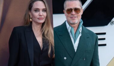 Angelina Jolie z dziećmi na premierze "Maleficent" w 2019 r.
