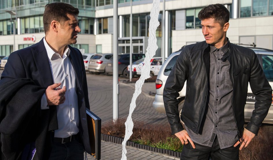 Cezary Kucharski i Robert Lewandowski