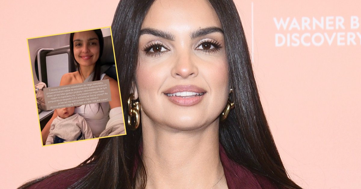 Klaudia El Dursi drżała przed wejściem na pokład. Reakcja córeczki kompletnie ją zaskoczyła - Onet