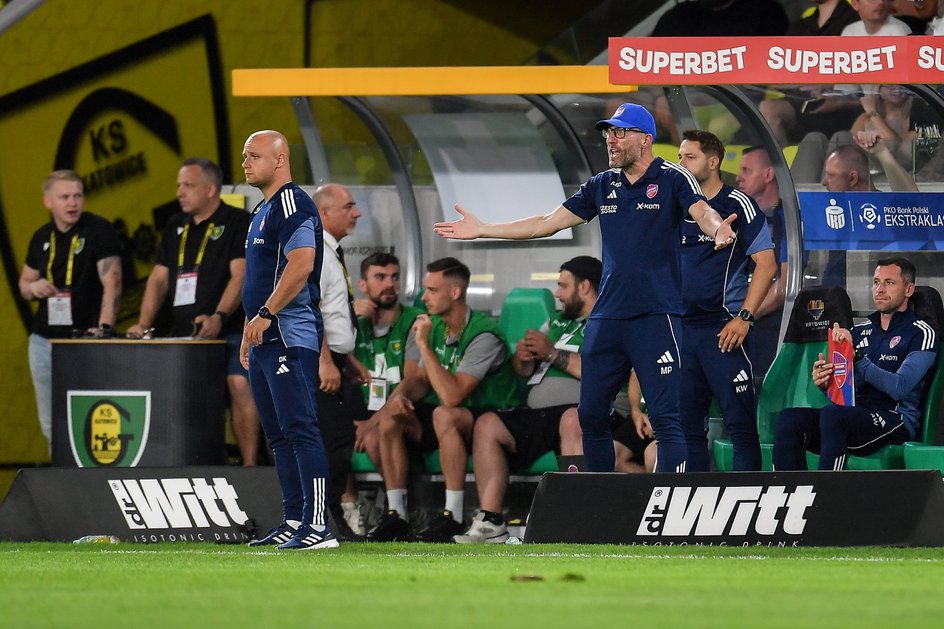 Dawid Kroczek i Marek Papszun