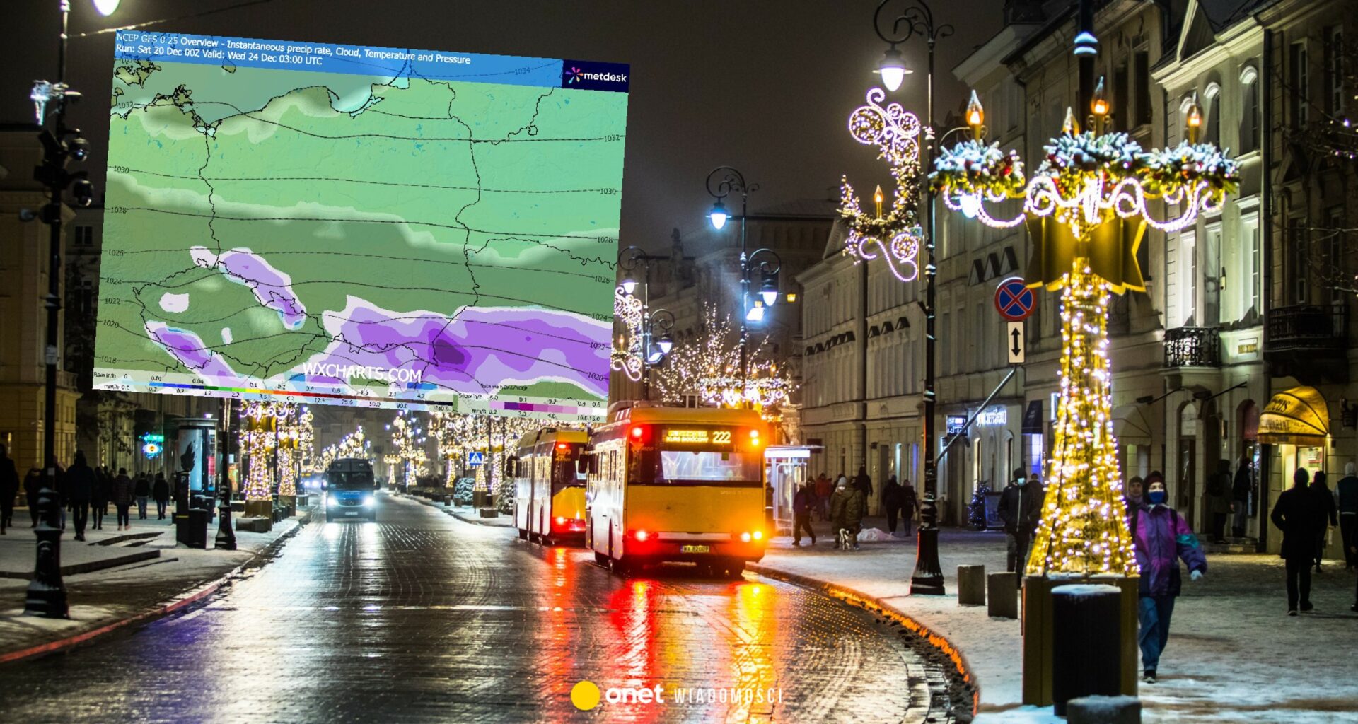 Te regiony pokryją się śniegiem w sam raz w Wigilię. Mamy najnowszą prognozę