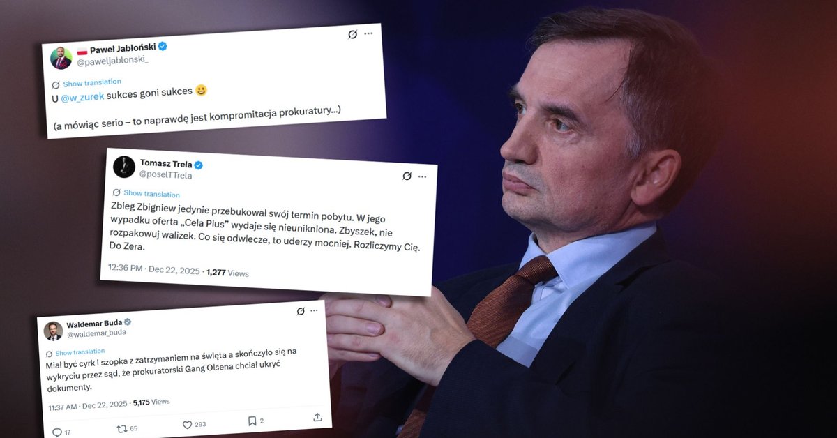 Radość w PiS po decyzji w sprawie Zbigniewa Ziobry. "Plan Tuska legł w gruzach"