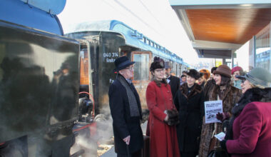 Dziś pierwszy pociąg przejechał do stacji Rabka-Zaryte. Od niedzieli ruszają regularne połączenia (zdjęcia, film)
