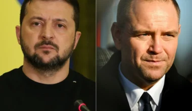 Wołodymyr Zełenski i Karol Nawrocki
