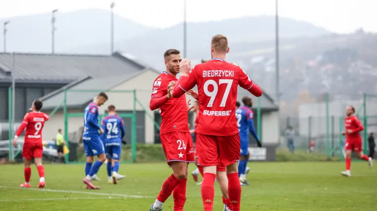 Myślenice. Sparing Wisła Kraków - Odra Opole