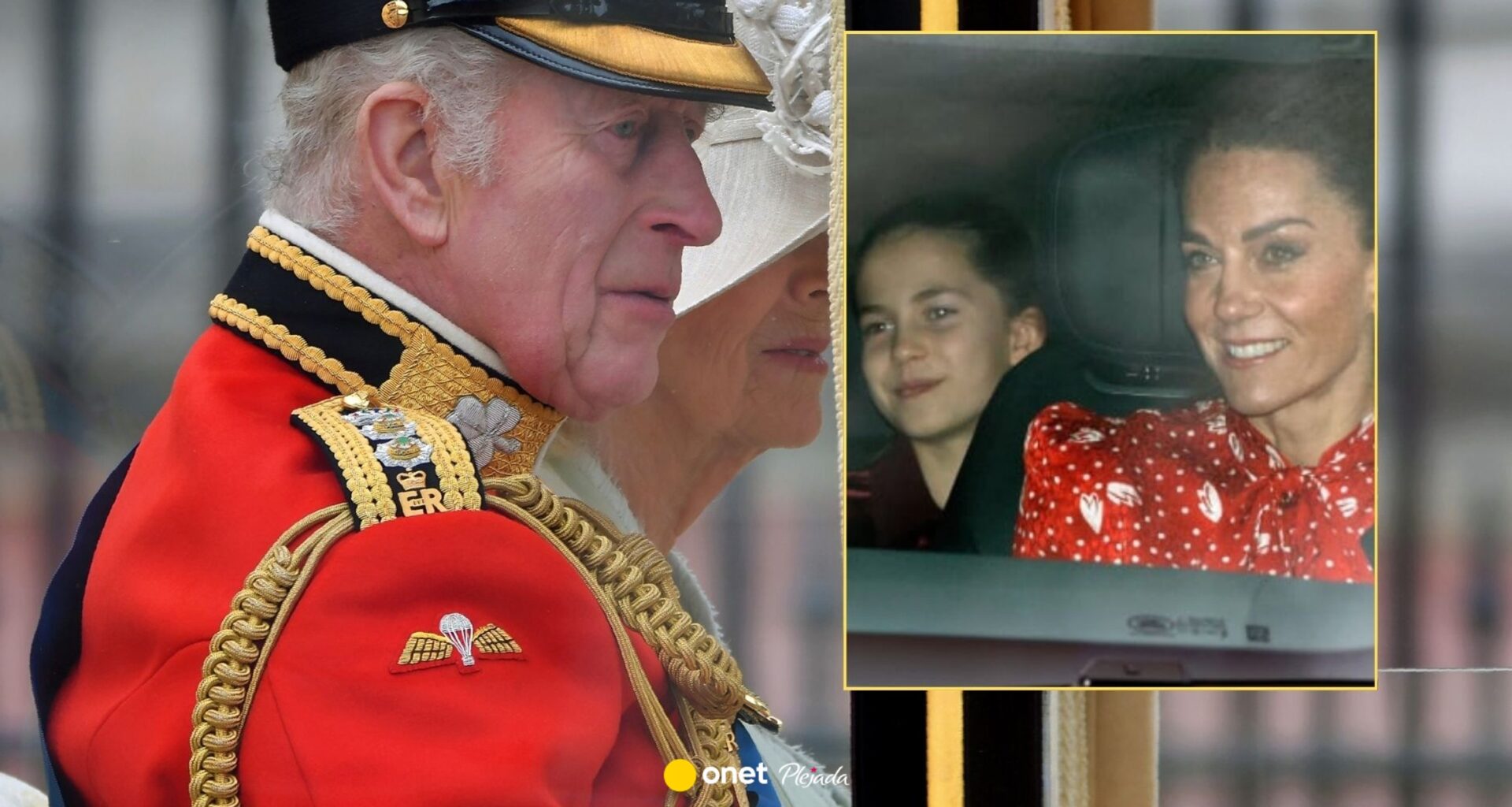 Przedświąteczne przyjęcie Karola III. Kate i William przybyli z Charlotte