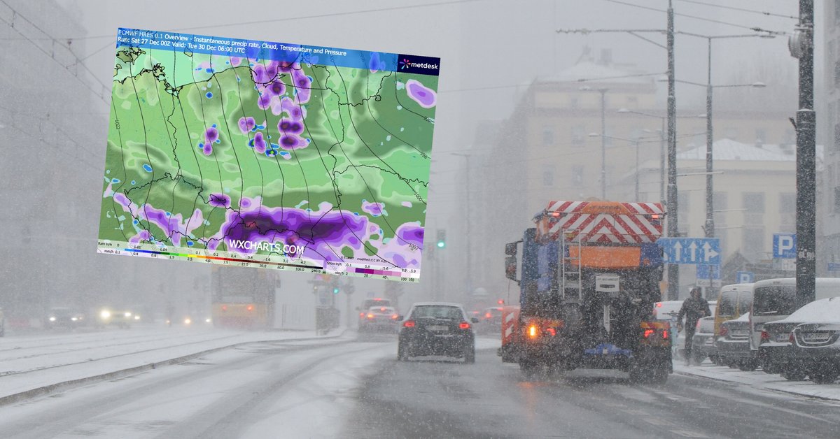 Zima z impetem wtargnie do Polski. Na burzach śnieżnych się nie skończy