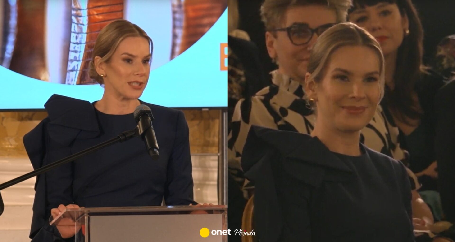 Marta Nawrocka przykuła wzrok na gali. Wszyscy patrzyli na jej ramię