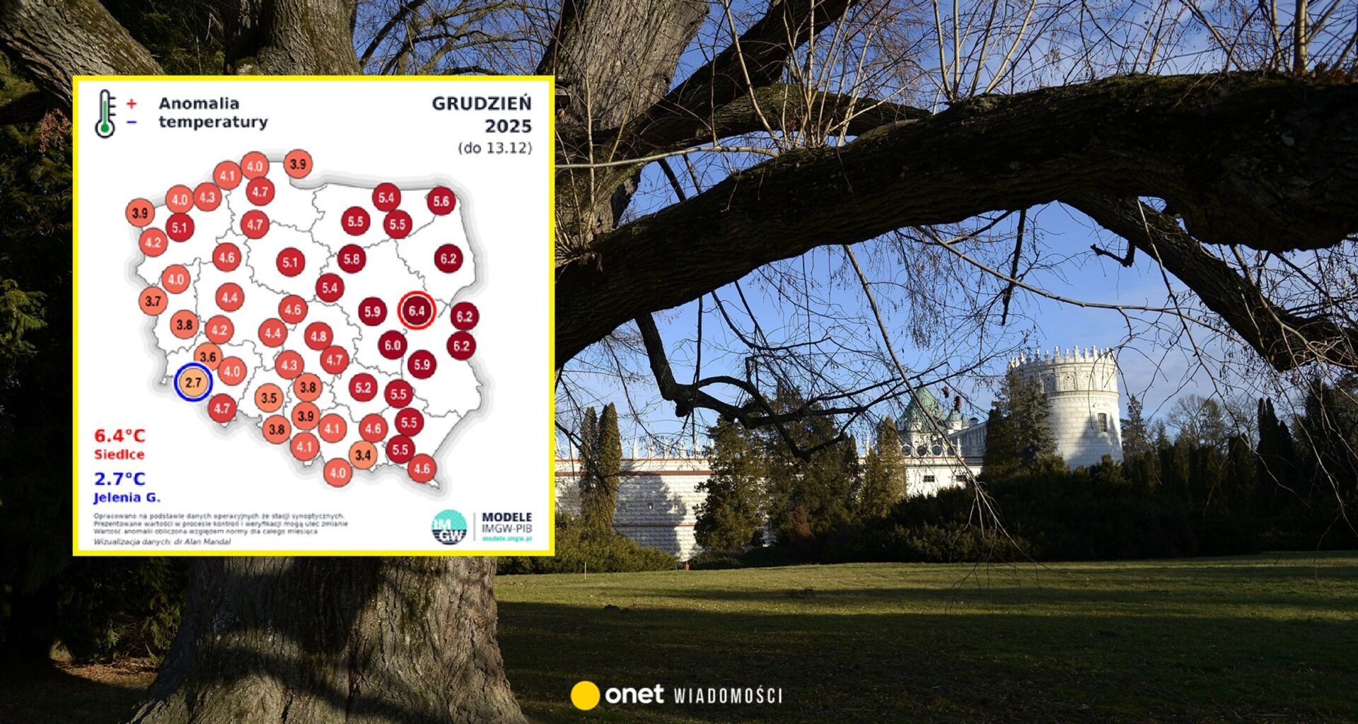 Są trzy nowe rekordy ciepła w Polsce. Takich temperatur w grudniu nie było