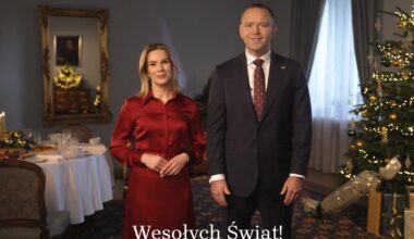 Karol i Marta Nawroccy z życzenia dla Polaków. "Niech ucichną wszelkie spory"