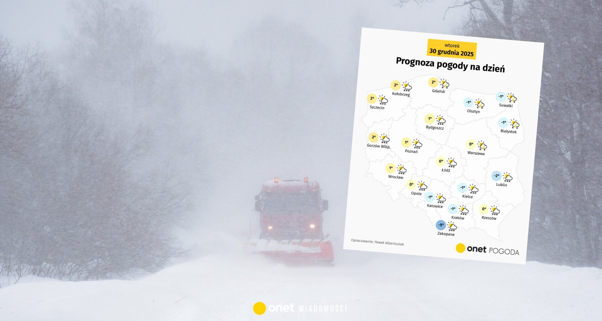 Efekt morza zasypie Polskę. W tych regionach spadnie nawet 40 cm śniegu