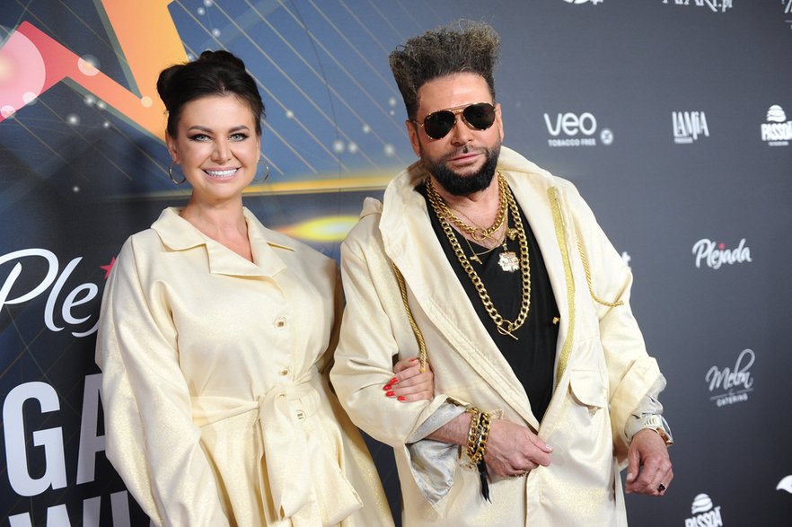 Krzysztof i Maja Rutkowski na Gali Gwiazd Plejady 2024