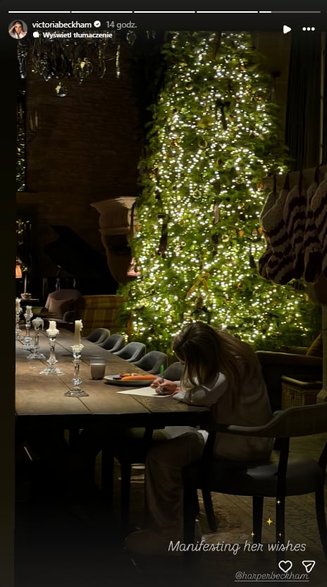 Relacja Victorii Beckham na Instagramie