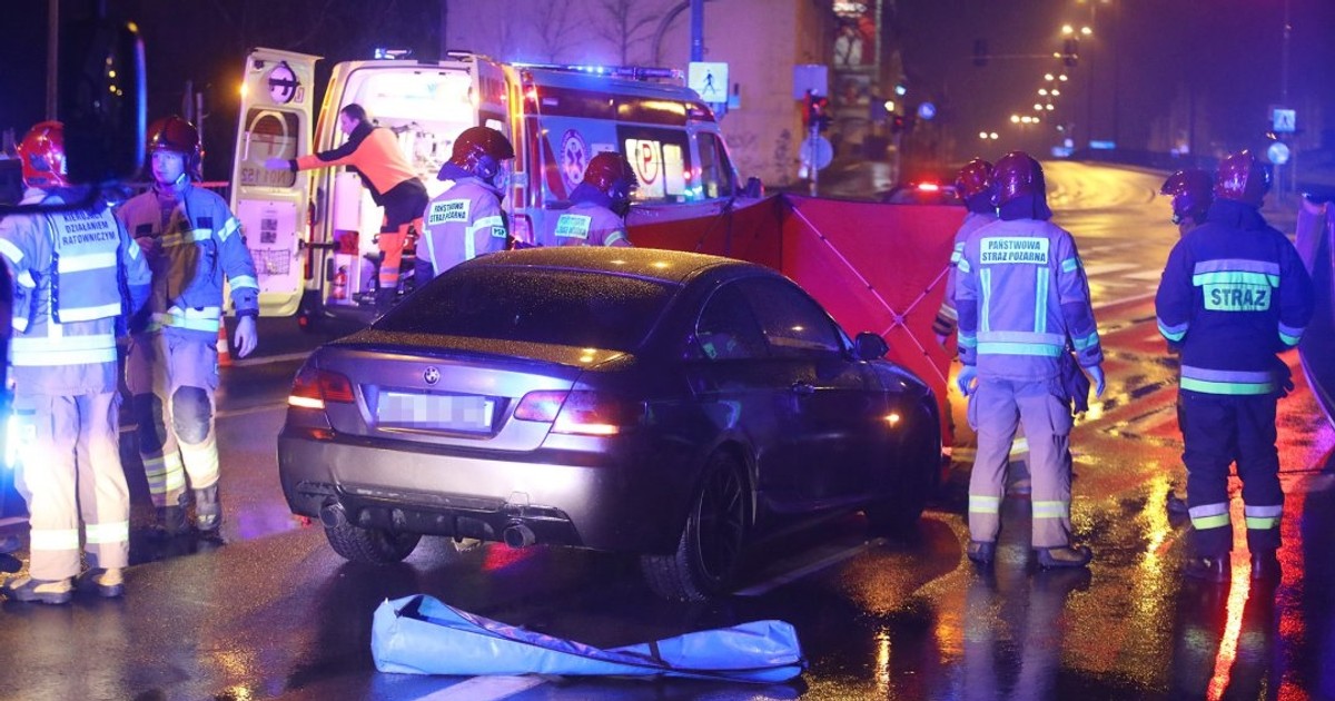 Olsztyn. Wypadek. Straszna śmierć mężczyzny. Rozstawiono dwa parawany
